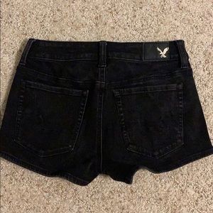 black american eagle shorts